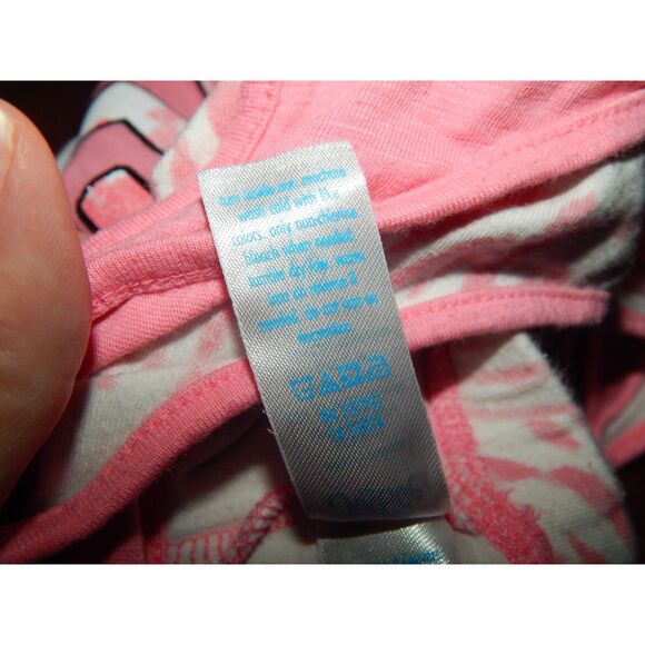 JUSTICE girls size 10 pink layered sports bra and tank top - Picture 6 of 8